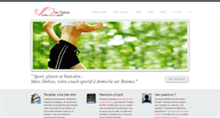 Desktop Screenshot of mycoachadomicile.fr